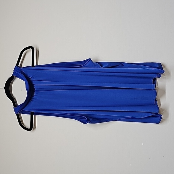 The Limited cobalt blue sleeveless top with tie at the back of the neck SZ 3XL - Picture 1 of 8